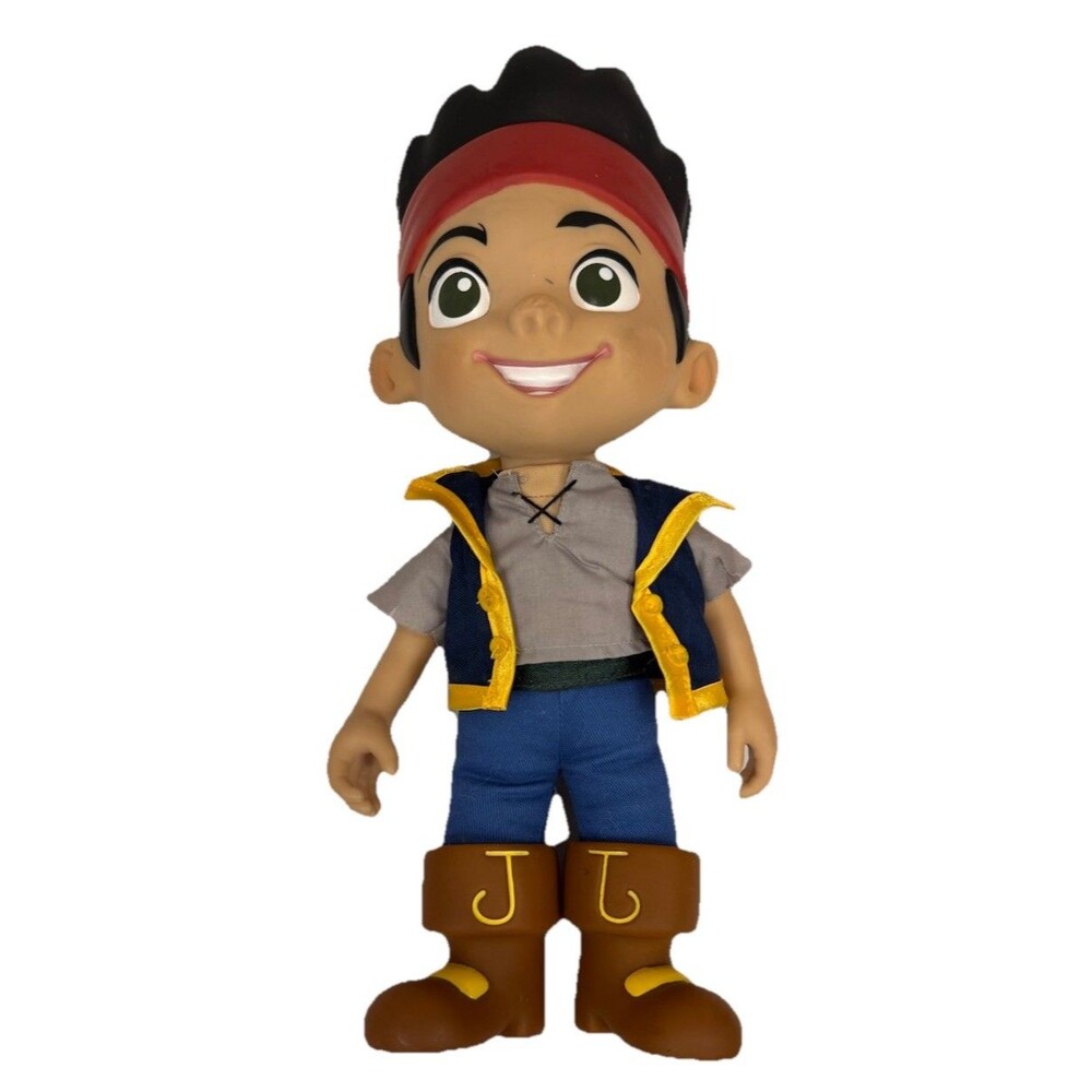 Disney Jake Never Land Pirates Talking Doll Figure 12” Toy Works Tested